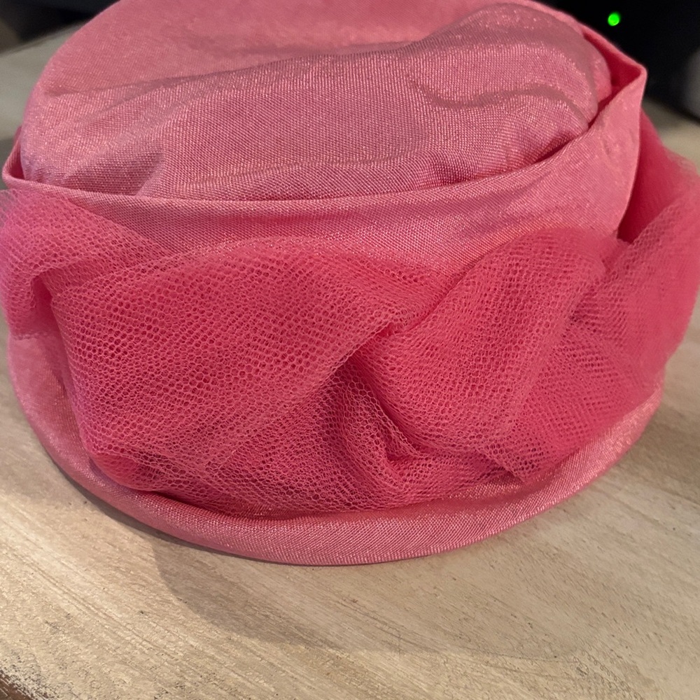 Vintage Elegant Pink derby or tea party Women's Hat
